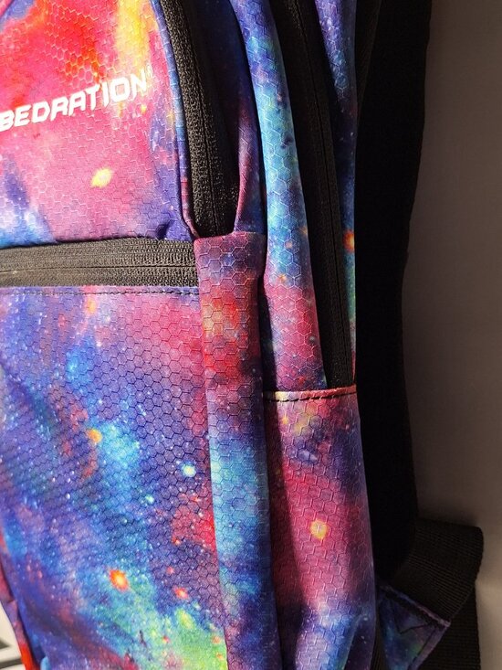 Vibedration Hydration Backpack w/o bladder - purple red galaxy - Used main image 5